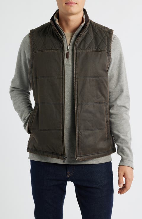 Antique Cotton Quilted Vest