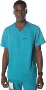 Members Only Manchester 3-Pocket Scrub Top