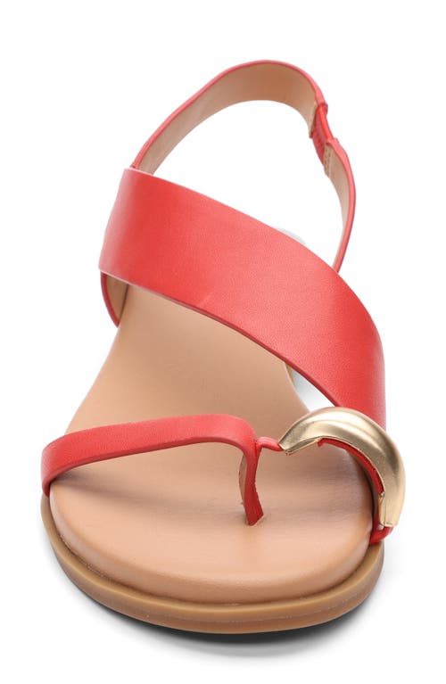 Sanctuary Suave Slingback Sandal In Coral Red