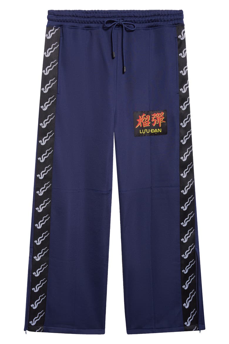 Stacked Track Pants, Alternate, color, DEEP NAVY