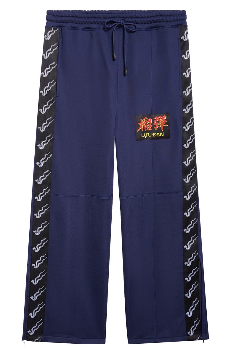 LU'U DAN Stacked Track Pants, Alternate, color, Deep Navy
