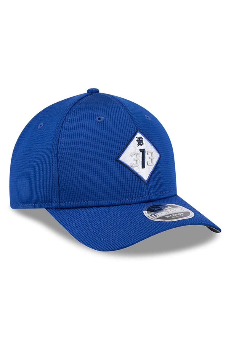 Men's New Era Blue Detroit Tigers City Connect Batting Practice 9FORTY M-Crown Adjustable Hat, Alternate, color, Blue