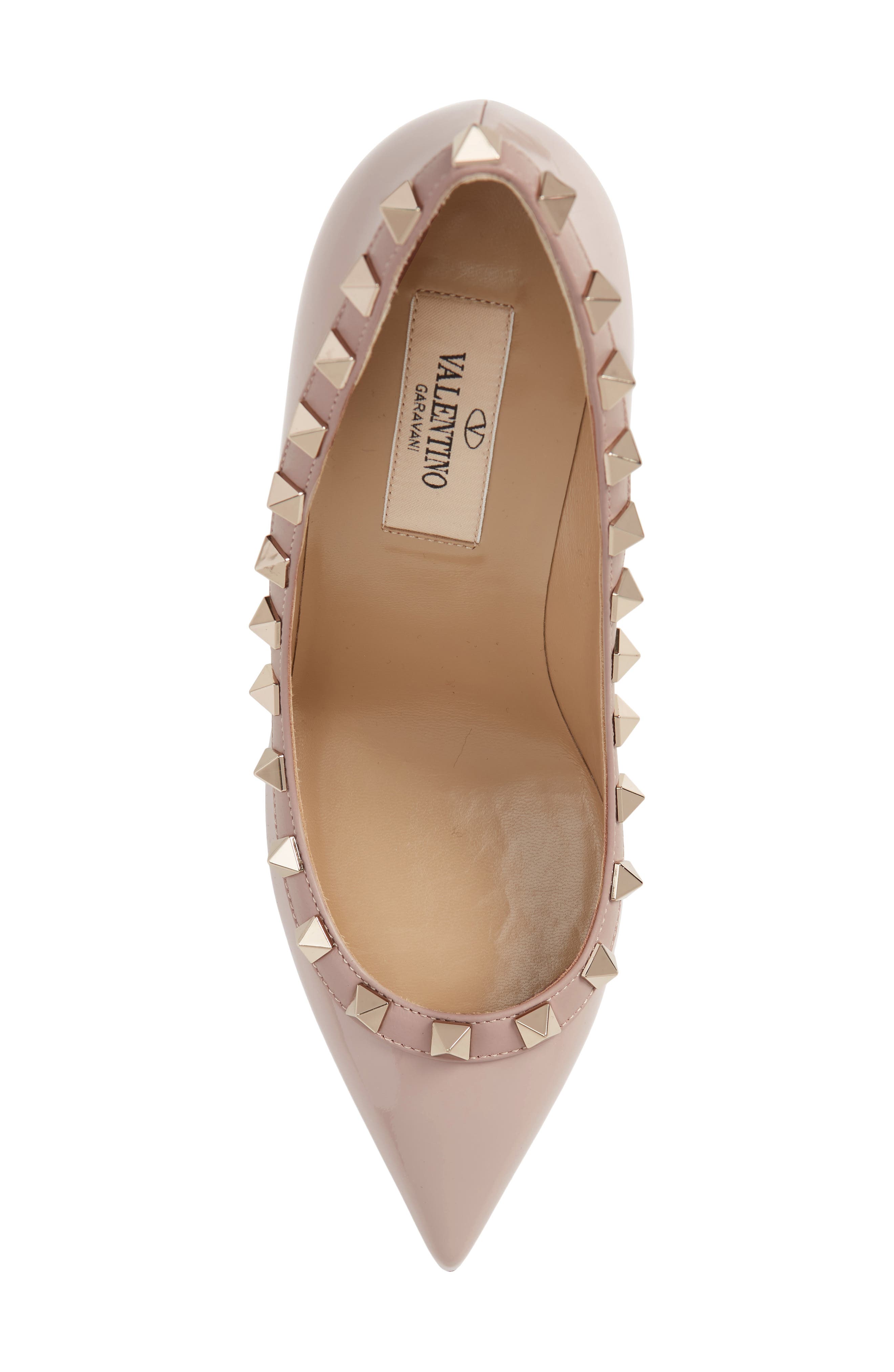 Valentino Garavani Rockstud Pointed Toe Pump, Alternate, color, 