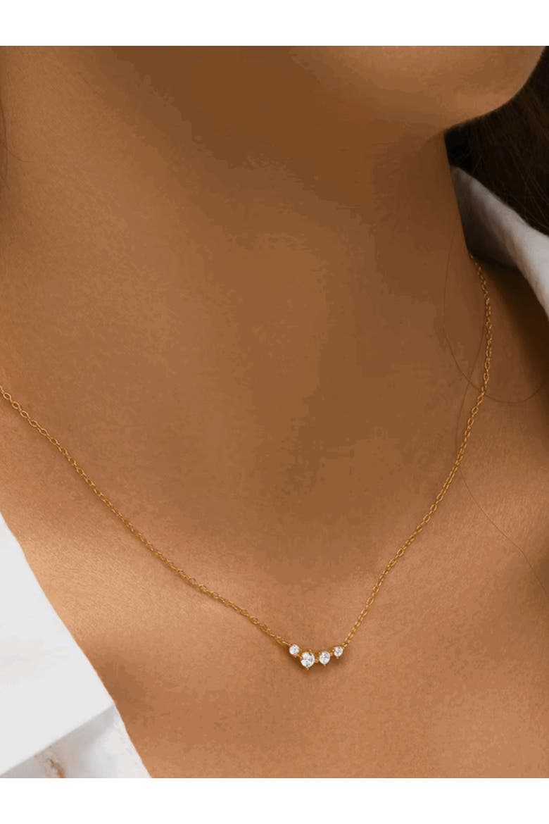 Celestial Elegance Necklace, Alternate, color, Gold