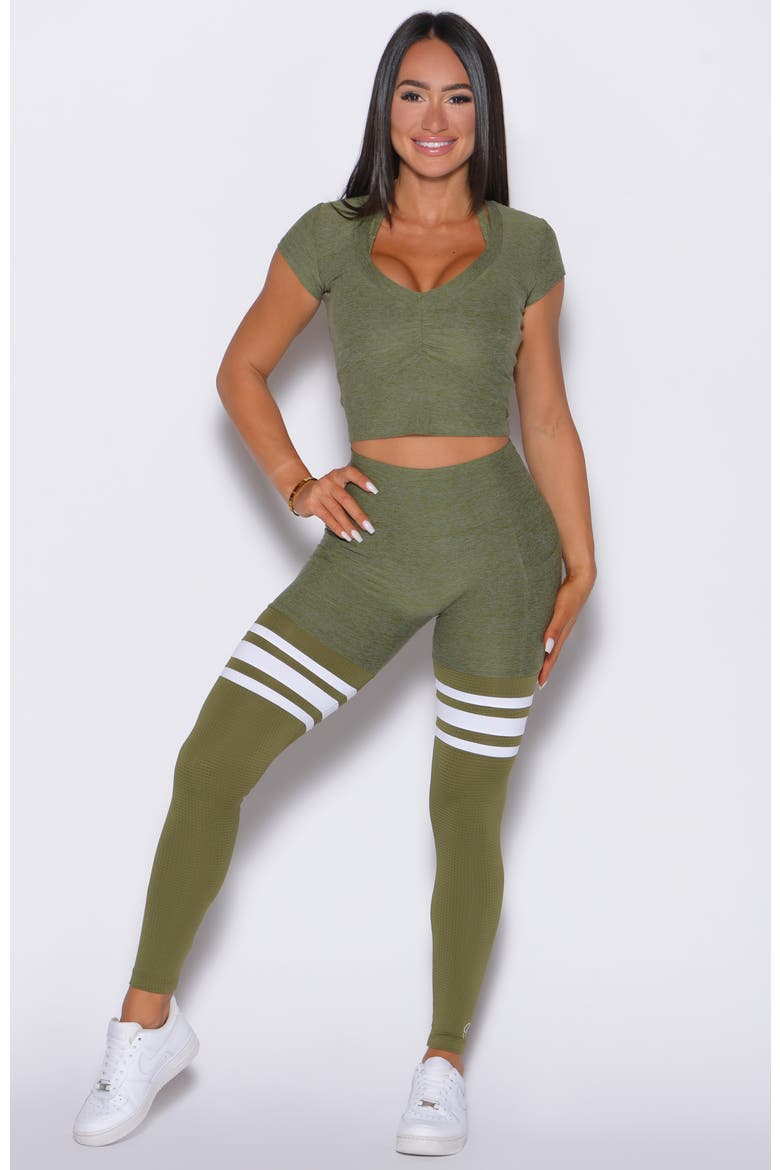 Scrunch Thigh Highs, Alternate, color, Lily Pad
