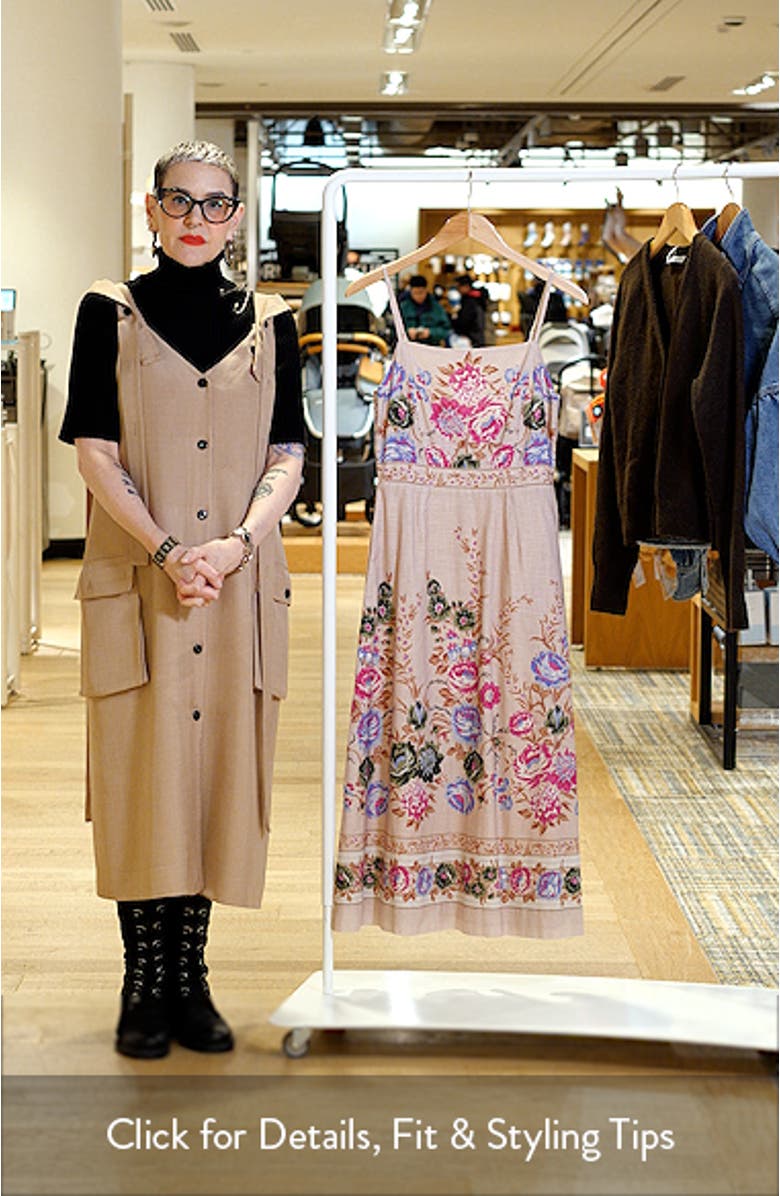 Trina Cotton Twill Midi Sundress, sales video thumbnail