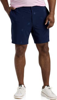 Original Penguin Big & Tall Space Dyed Embroidered Shorts