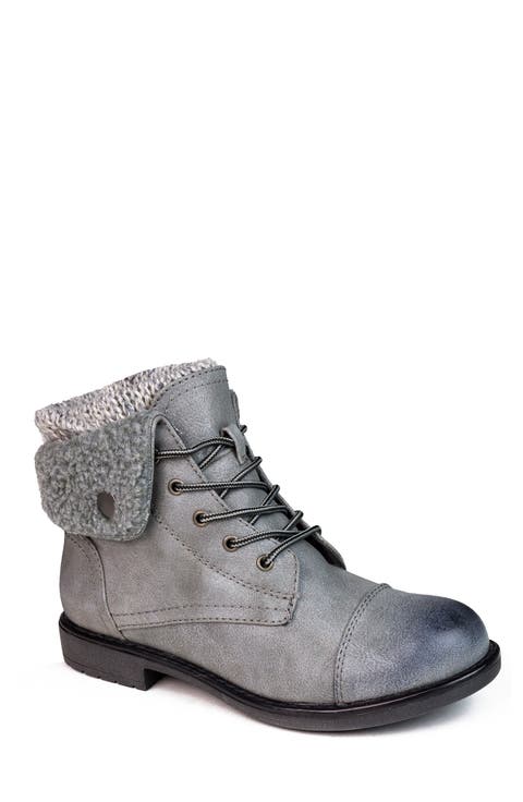 Duena Faux Shearling Trimmed Hiking Boot
