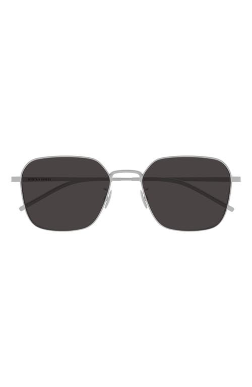 Bottega Veneta 55mm Square Sunglasses In Gray