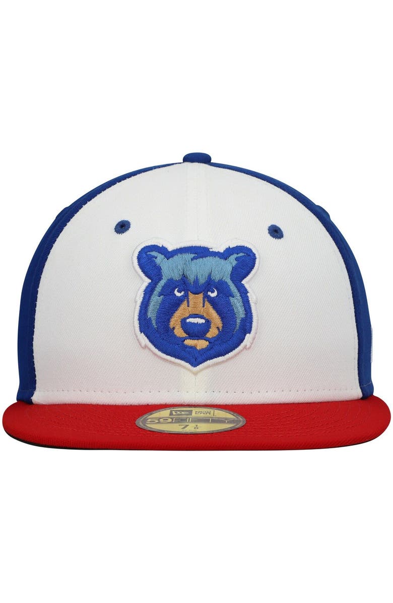 New Era Men's New Era White Tennessee Smokies Authentic Collection Team Home 59FIFTY Fitted Hat, Alternate, color, 