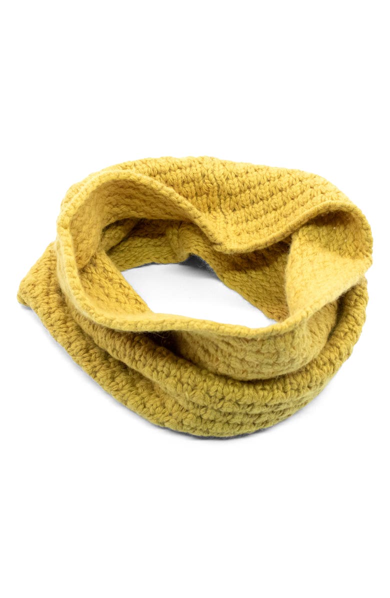 Portolano Minerva Popcorn Stitch Infinity Scarf, Main, color, Mustrad