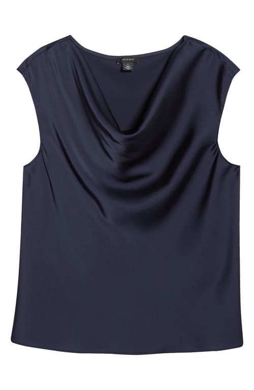 Halogenr Halogen(r) Cowl Neck Sleeveless Top In Blue