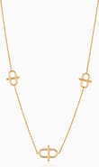Oradina 14K Gold Harmony Station Necklace