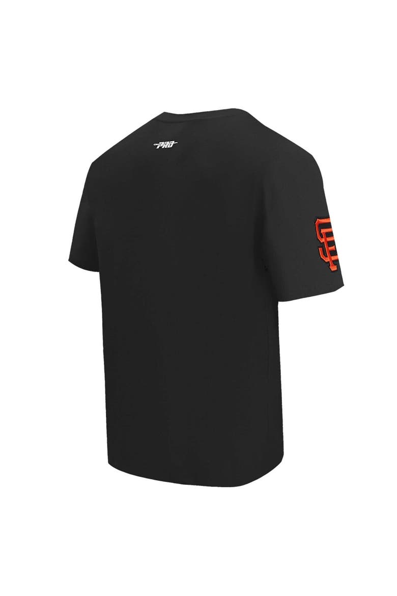Men's Pro Standard Black San Francisco Giants Turn It Up Dropped Shoulder T-Shirt, Alternate, color, Black