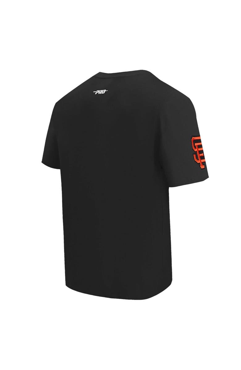 PRO STANDARD Men's Pro Standard Black San Francisco Giants Turn It Up Dropped Shoulder T-Shirt, Alternate, color, Black