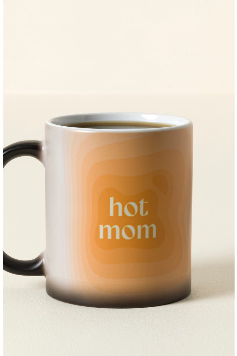 Mostly Cool (Sometimes Hot) Mom Color Change Mug, Alternate, color, Multi