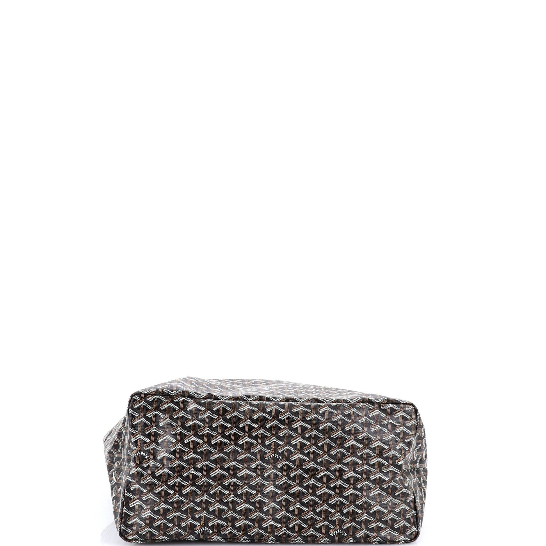 Pre-Owned Goyard Saint Louis Tote Coated Canvas GM, Alternate, color, Brown