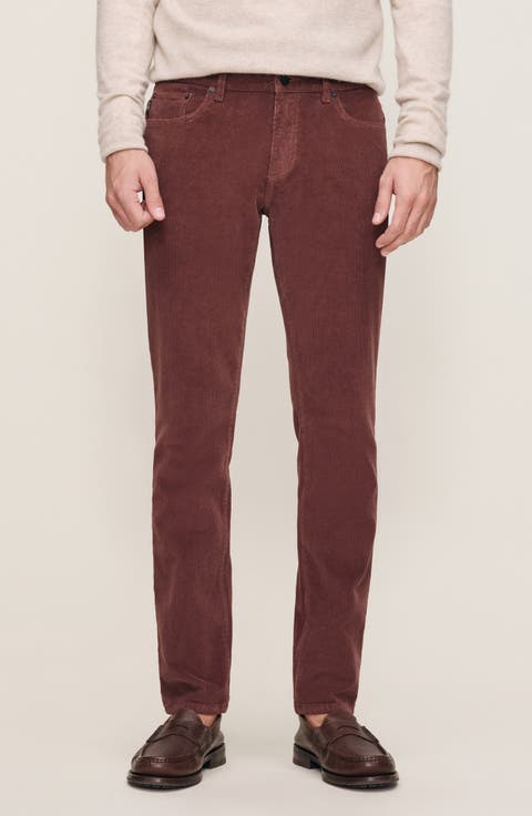 Nick Slim Fit Corduroy Jeans (Syrah)