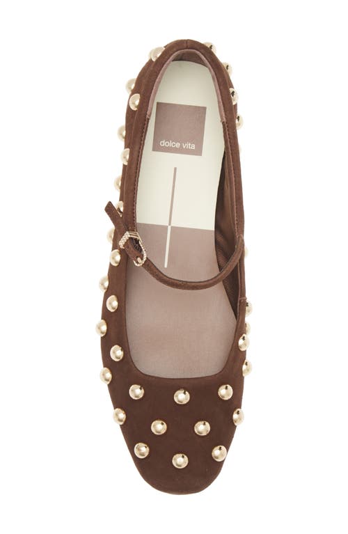 Dolce Vita Alissa Studded Flat In Brown