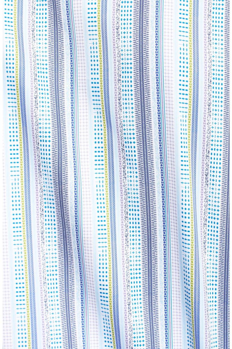 'Benito' Classic Fit Stripe Italian Cotton Sport Shirt, Alternate, color, BLUE