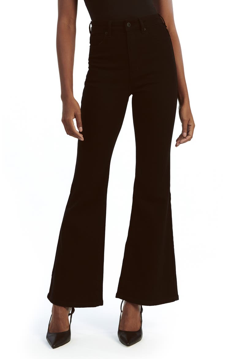 Ashlynn High Waist Bootcut Jean, Main, color, BLACK