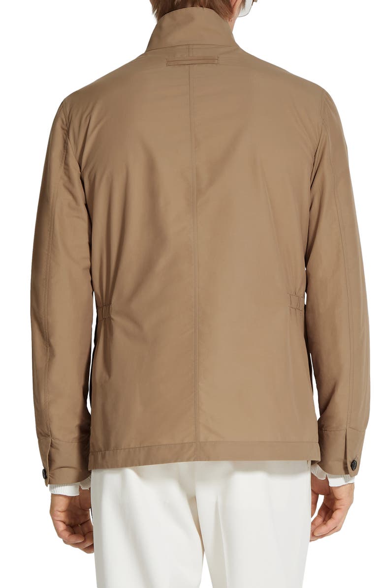 ZEGNA Water Repellent Cotton & Nylon Jacket, Alternate, color, 