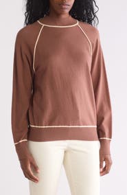 Gemma + Jane Tipped Dolman Sleeve Sweater