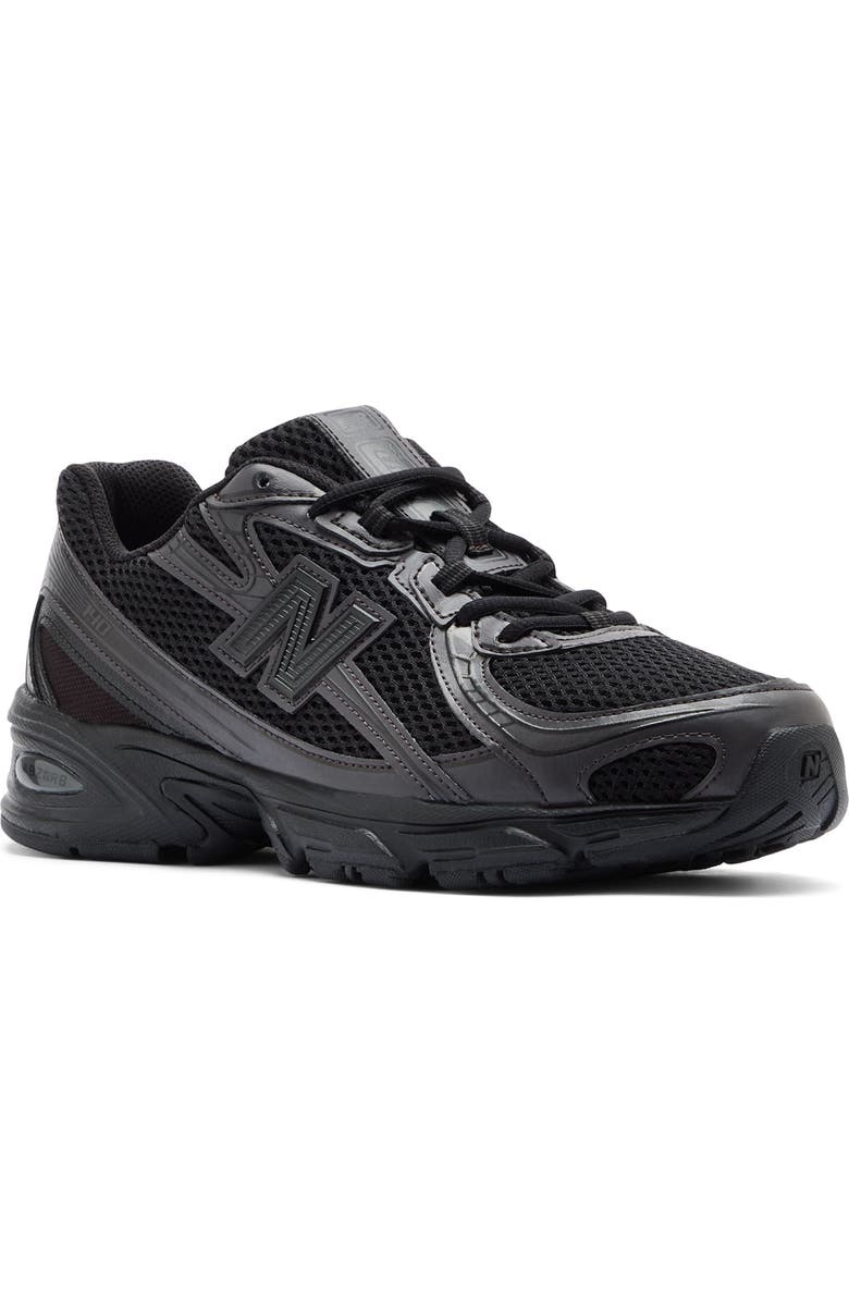 New Balance Gender Inclusive 740 Sneaker, Main, color, Black / Black Cement