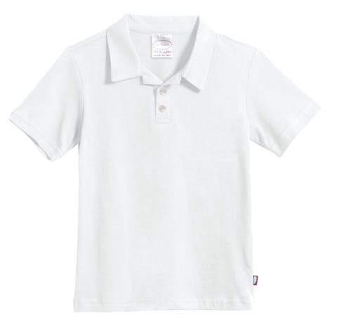 Baby Boys Soft Cotton Jersey 2-Button Short Sleeve Polo Shirt (Baby)