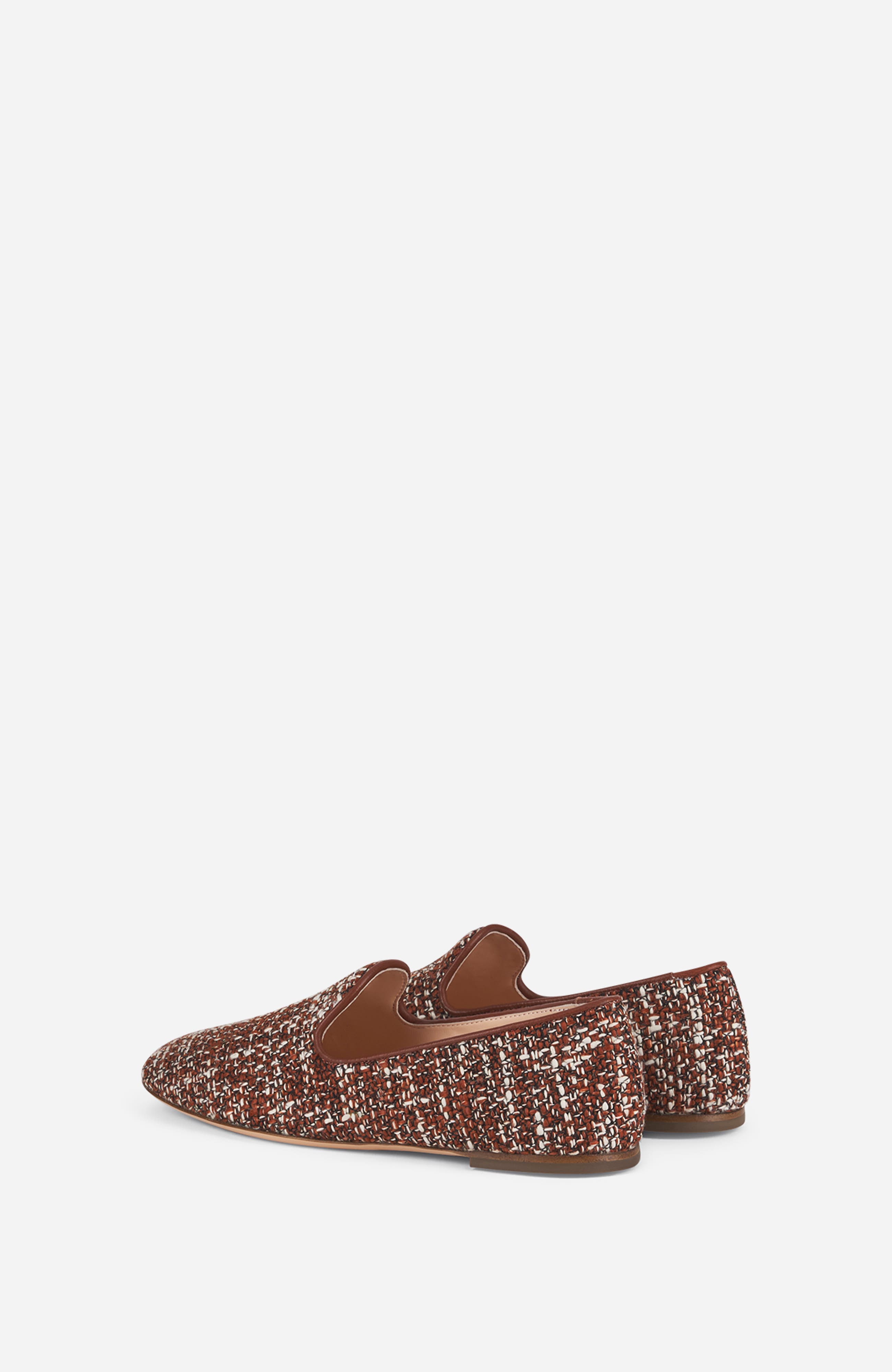 AGL Melange Loafer, Alternate, color, Tweed Brown