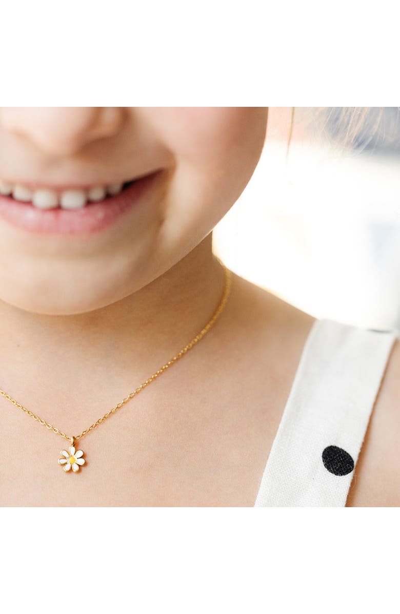 Pip Pop Daisy Pendant Necklace, Alternate, color, Gold
