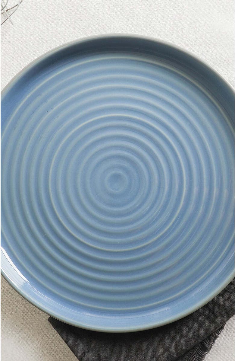 Stone Lain Elica Stoneware 12-Piece Dinnerware Set, Alternate, color, Blue And Grey