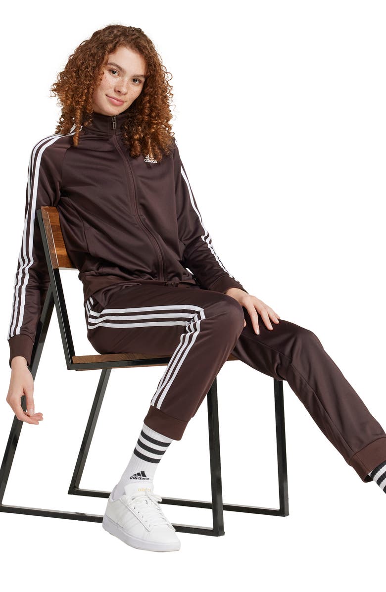 adidas Tricot 3-Stripes Track Jacket, Alternate, color,