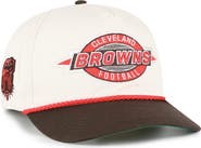 '47 Men's '47 Natural Cleveland Browns Frame Out Two Tone Hitch Adjustable Hat