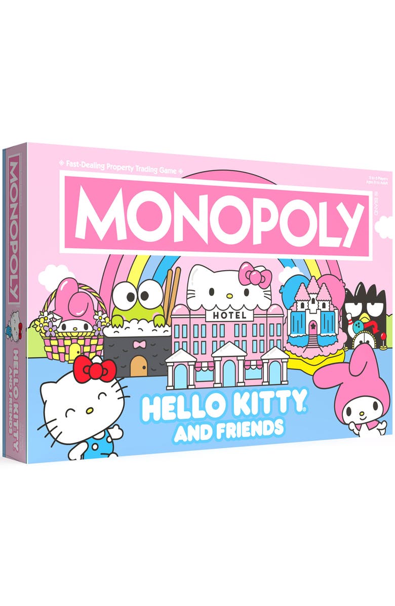 Monopoly Hello Kitty & Friends Strategy Board Game, Main, color, Multicolored