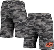 CONCEPTS SPORT Men's Concepts Sport Charcoal/Gray Oklahoma State Cowboys Camo Backup Terry Jam Lounge Shorts
