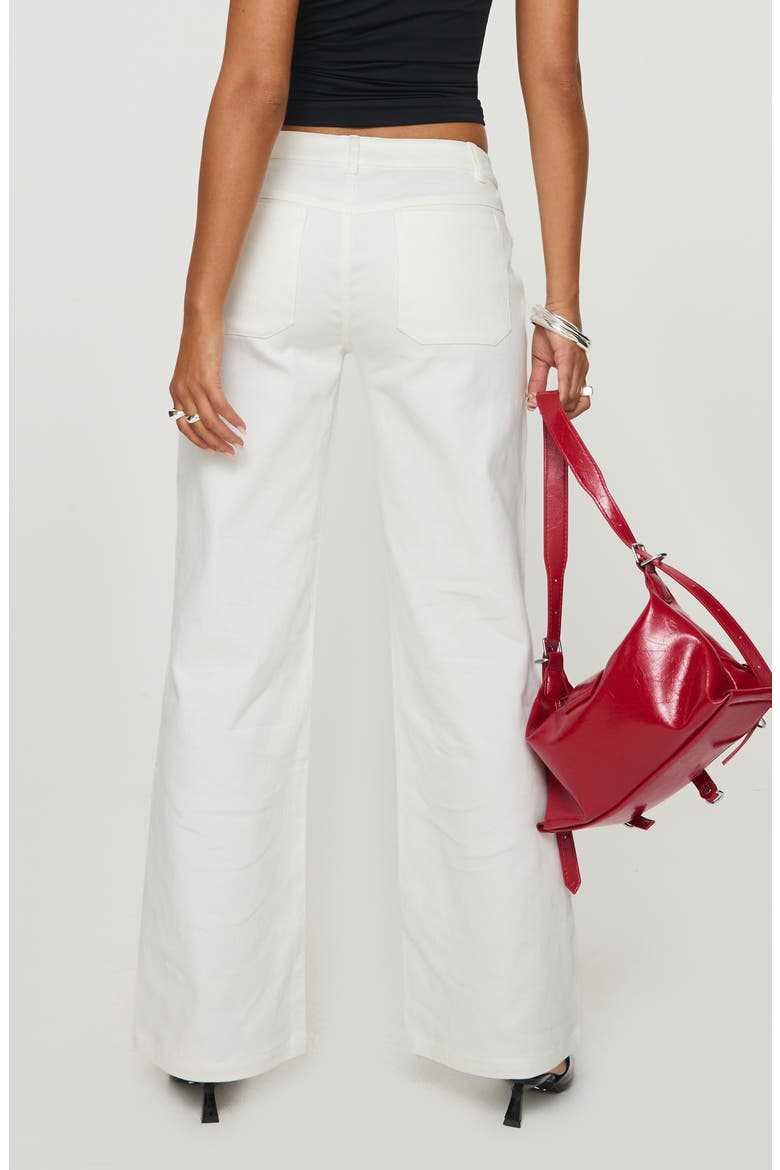 Benicale Low Rise Cargo Pants, Alternate, color, CREAM