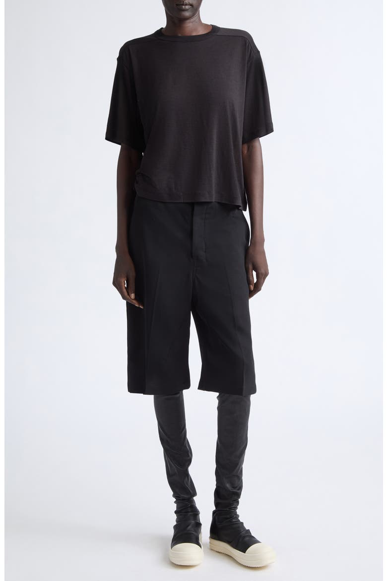 Wool Work Shorts, Alternate, color, BLACK