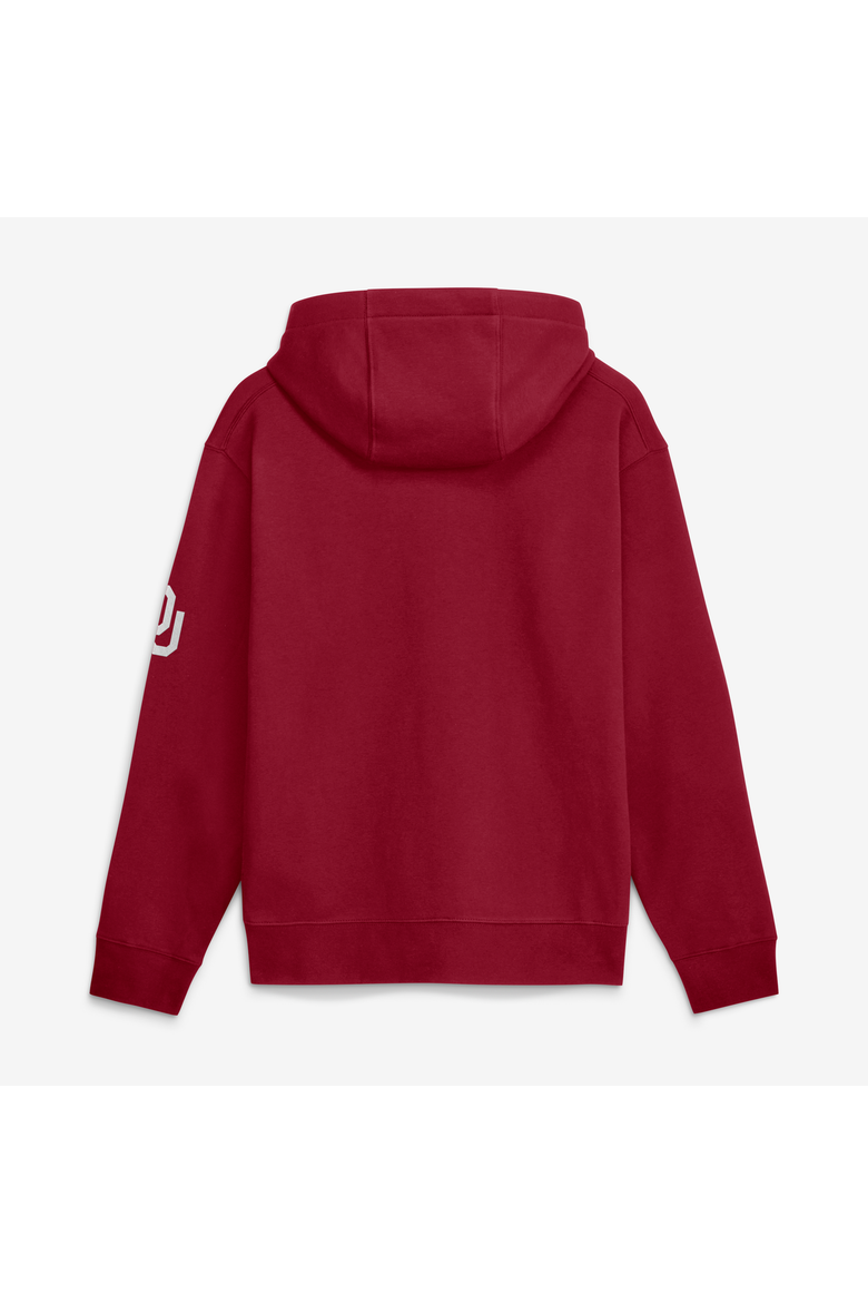 Men's Jordan Brand  Crimson Oklahoma Sooners 2026 Sideline Club Fleece Hoodie, Alternate, color, Crimson