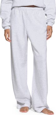 SKIMS Cotton Blend Fleece Classic Straight Leg Pants