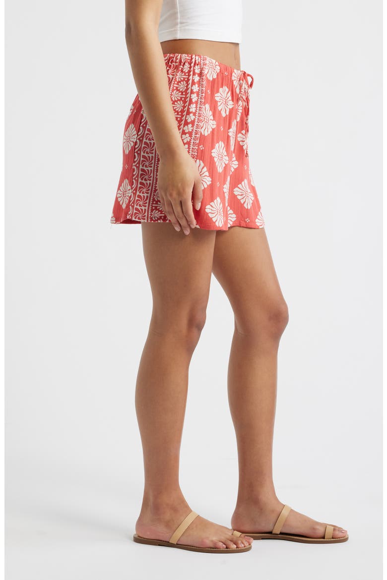 Ventura Drawstring Shorts, Alternate, color, RED