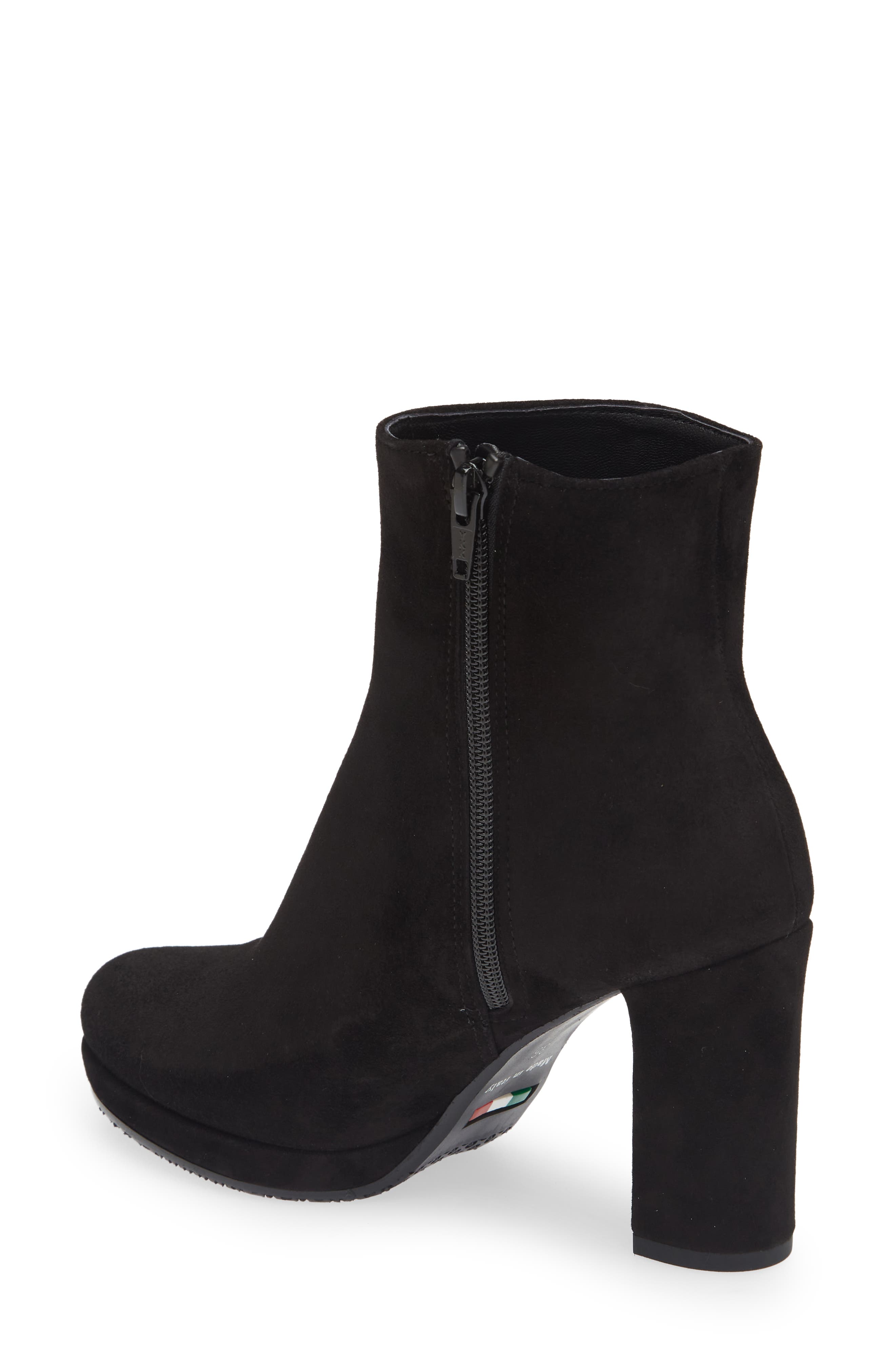 Cordani Nickie Platform Bootie, Alternate, color, Black Suede