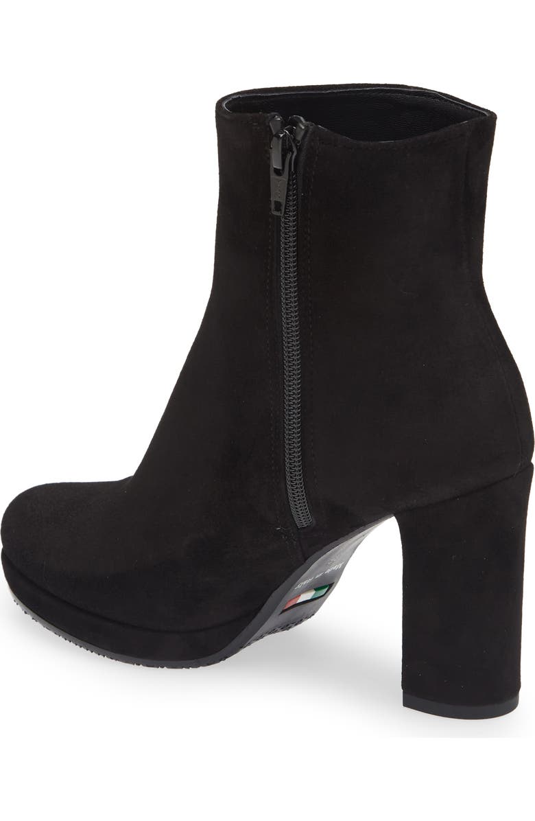 Cordani Nickie Platform Bootie, Alternate, color, Black Suede