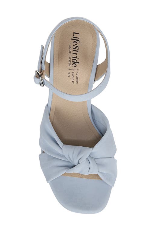 Shop Lifestride August Ankle Strap Platform Sandal In Blue