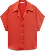 MANGO Fluid Short Sleeve Shirt