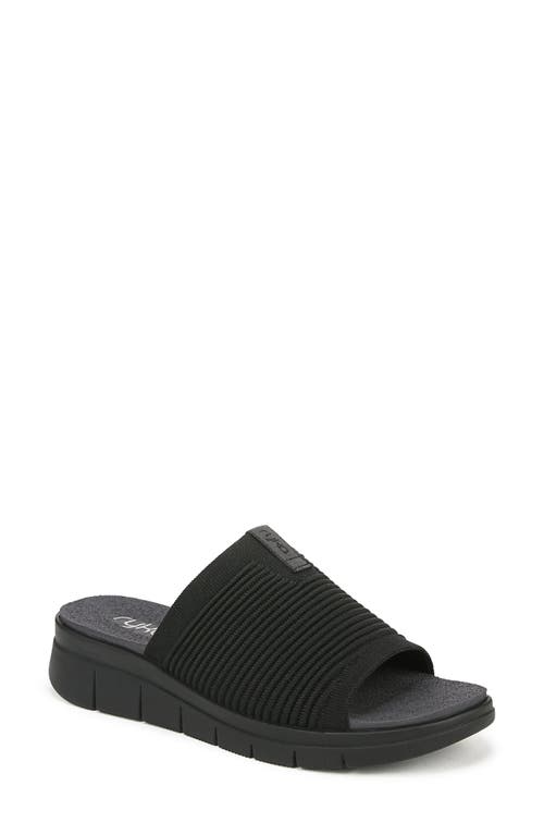 Ryka Rykä Epic Slide Sandal In Black