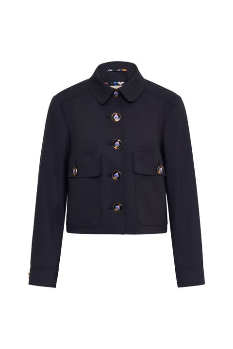Super Soft Cool Wool Jacket With Slits