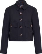 Maison Common Super Soft Cool Wool Jacket With Slits