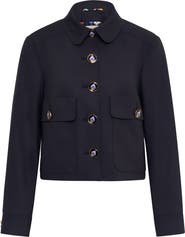 Maison Common Super Soft Cool Wool Jacket With Slits