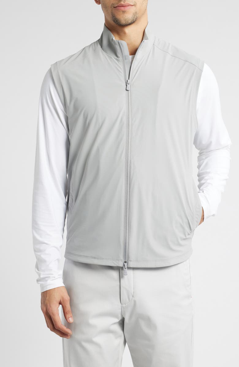 johnnie-O Zimmer Stretch Nylon Vest, Alternate, color, Seal